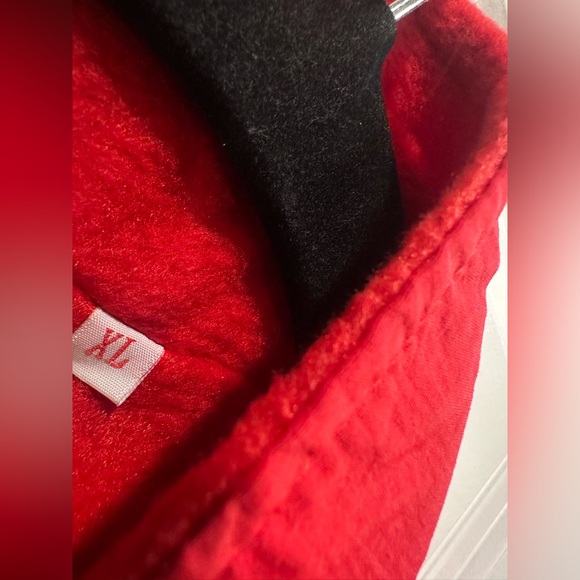 NWT Vintage Men’s NFL Canon Official Camera Red Full Zip Fleece Vest- Size XL - Picture 4 of 12